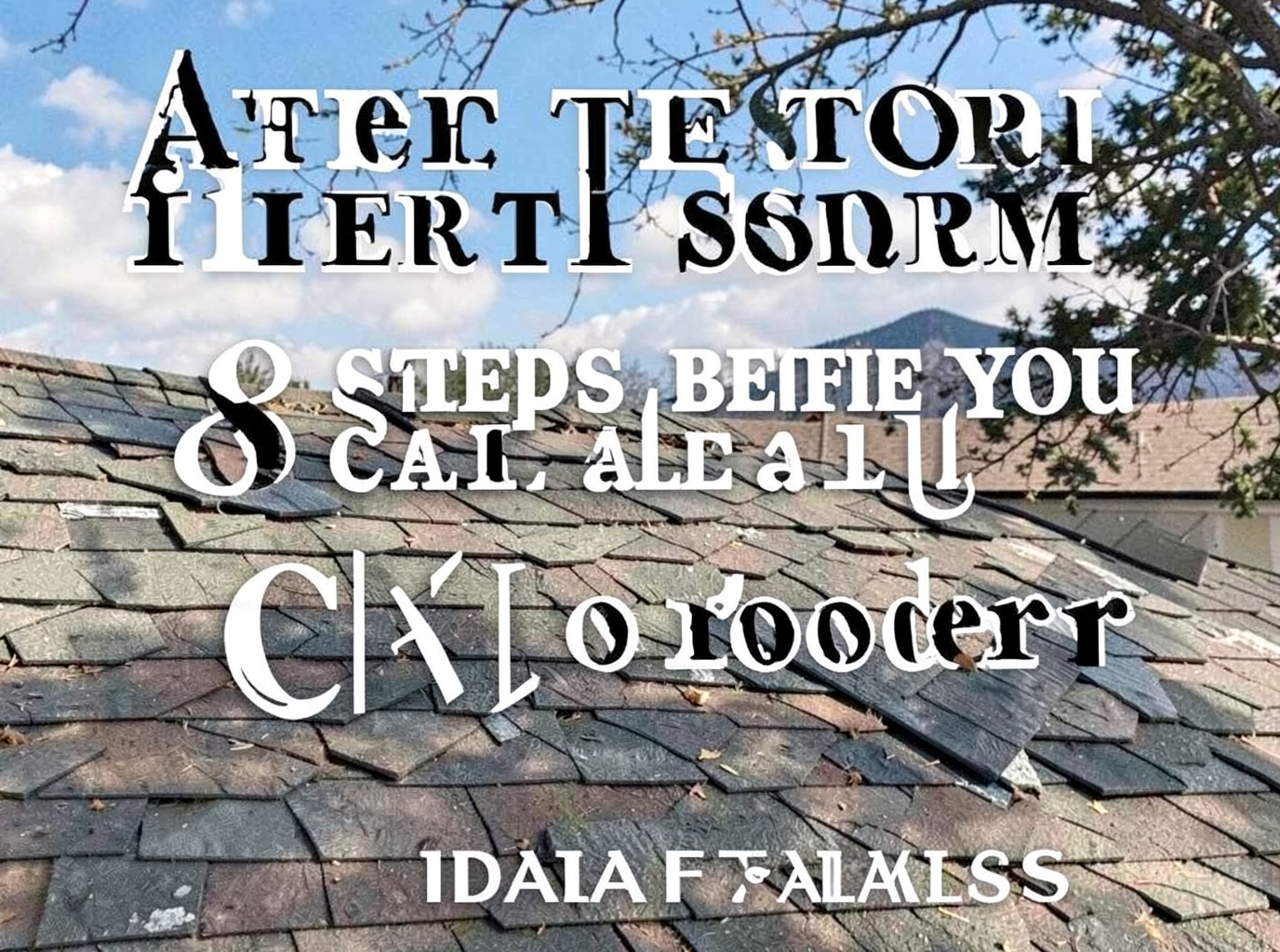 After the Storm: 8 Steps Before You Call a Roofer