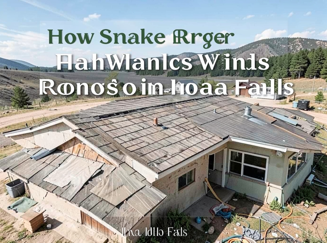 How Snake River Plain Winds Damage Roofs in Idaho Falls